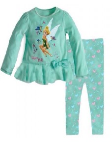 Tinker Bell Pajamas Set (Long Sleeve)